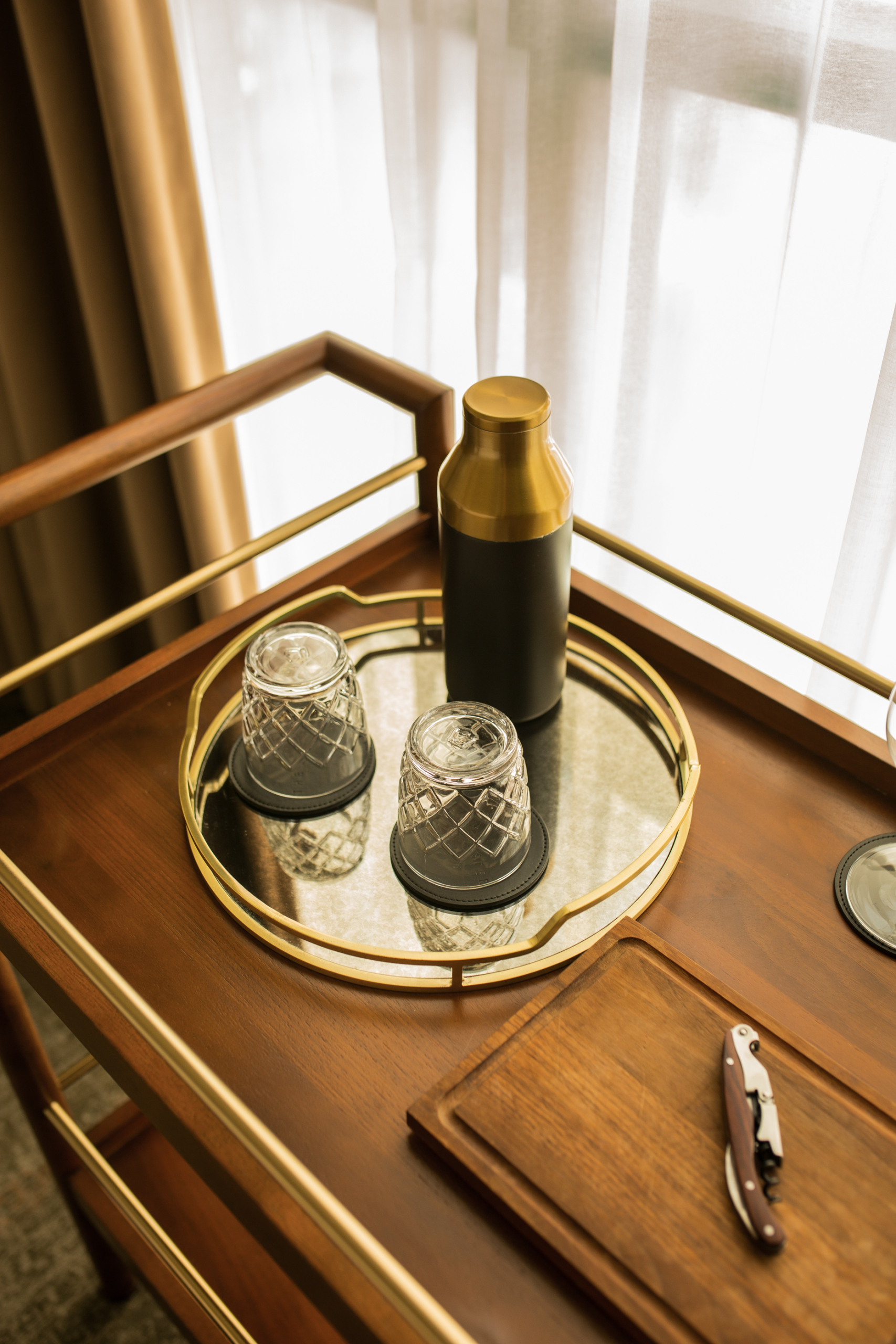 luxury boutique hotel - room cocktails